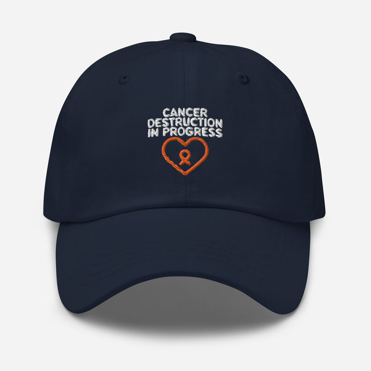 Dad hat Humorous Cancer Awareness Leukemia Sickness Cognizance Pun Hilarious Support Motivational Inspirational Love