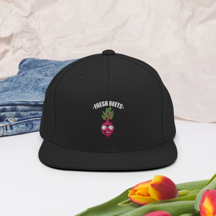 Snapback Hat Hilarious Vegetables Plants Tillage Horticulture Funny Farmer Yard Horticultural Horticulturing