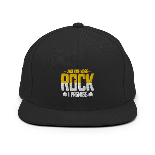 Snapback Hat Hilarious Mineral Collector Lands Scientists Novelty Hypsography Rocks Hobbyist Hunters Lover