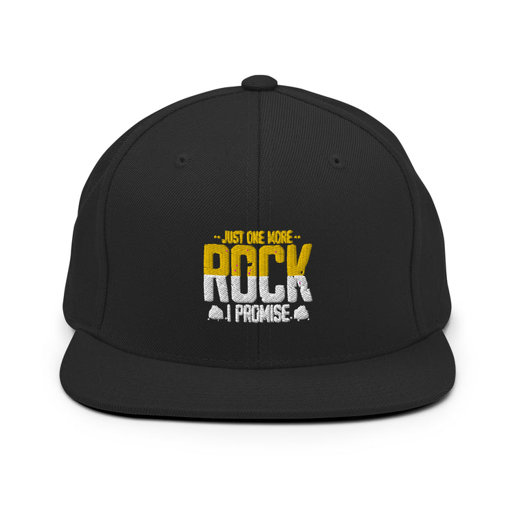 Snapback Hat Hilarious Mineral Collector Lands Scientists Novelty Hypsography Rocks Hobbyist Hunters Lover