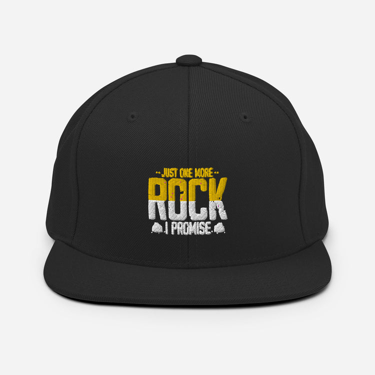 Snapback Hat Hilarious Mineral Collector Lands Scientists Novelty Hypsography Rocks Hobbyist Hunters Lover