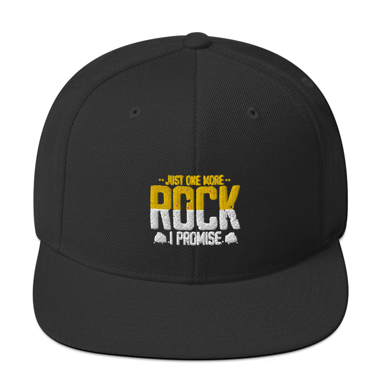 Snapback Hat Hilarious Mineral Collector Lands Scientists Novelty Hypsography Rocks Hobbyist Hunters Lover