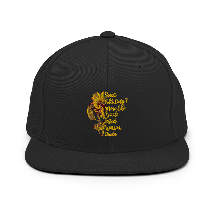 Snapback Hat Novelty Helianthus Flower Marigold Floweret Enthusiast Hilarious Floret Yellow Blooms Blossoms Lawn