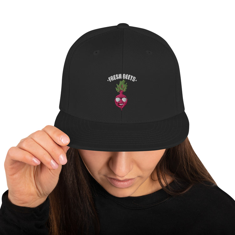 Snapback Hat Hilarious Vegetables Plants Tillage Horticulture Funny Farmer Yard Horticultural Horticulturing