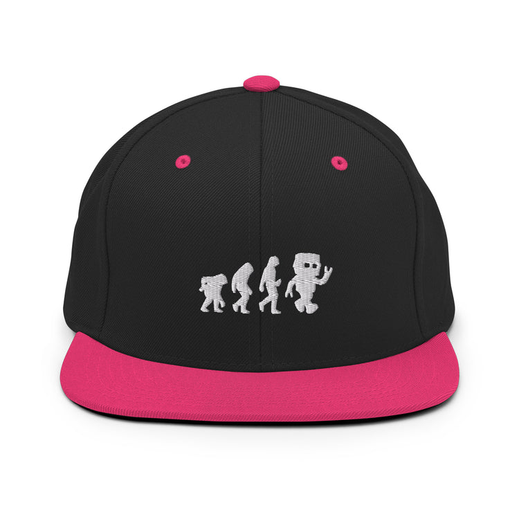 Snapback Hat Novelty Mechanical Transformation Robotlike Cyborg Lover Hilarious Artificial Intelligence Genetics Fan