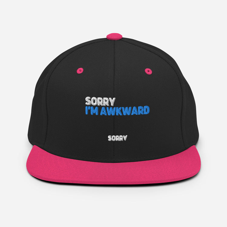 Snapback Hat Humorous Sarcasm Humor Awkward Sarcastic Laughter Pun Novelty Humors Chuckle Derision Playfulness Fun