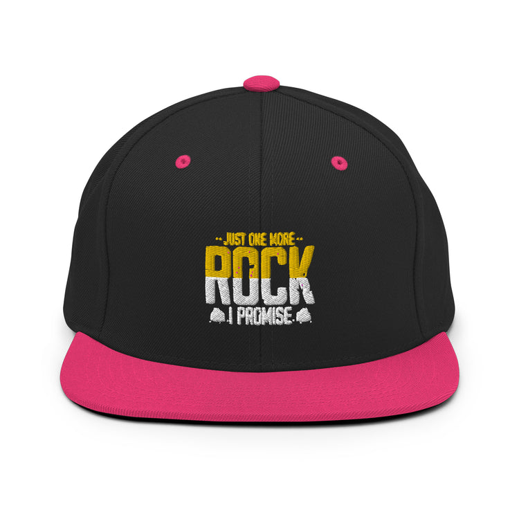 Snapback Hat Hilarious Mineral Collector Lands Scientists Novelty Hypsography Rocks Hobbyist Hunters Lover