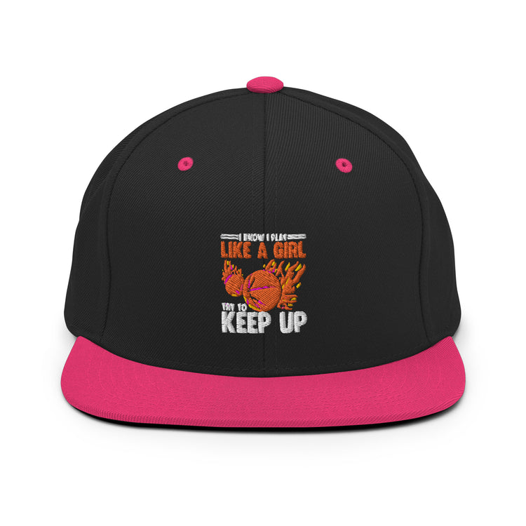 Snapback Hat Hilarious Group Multiplayer Sports Recreation Enthusiast Humorous Playing Player Athletictic Sportsmanship