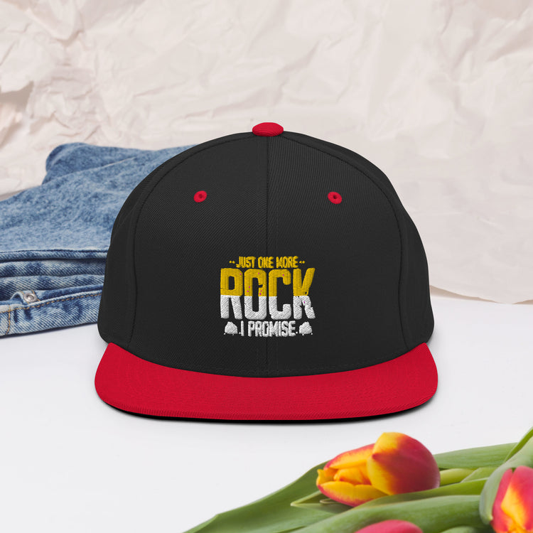 Snapback Hat Hilarious Mineral Collector Lands Scientists Novelty Hypsography Rocks Hobbyist Hunters Lover