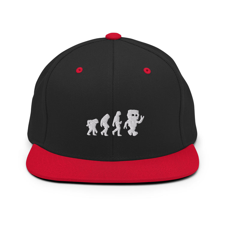 Snapback Hat Novelty Mechanical Transformation Robotlike Cyborg Lover Hilarious Artificial Intelligence Genetics Fan