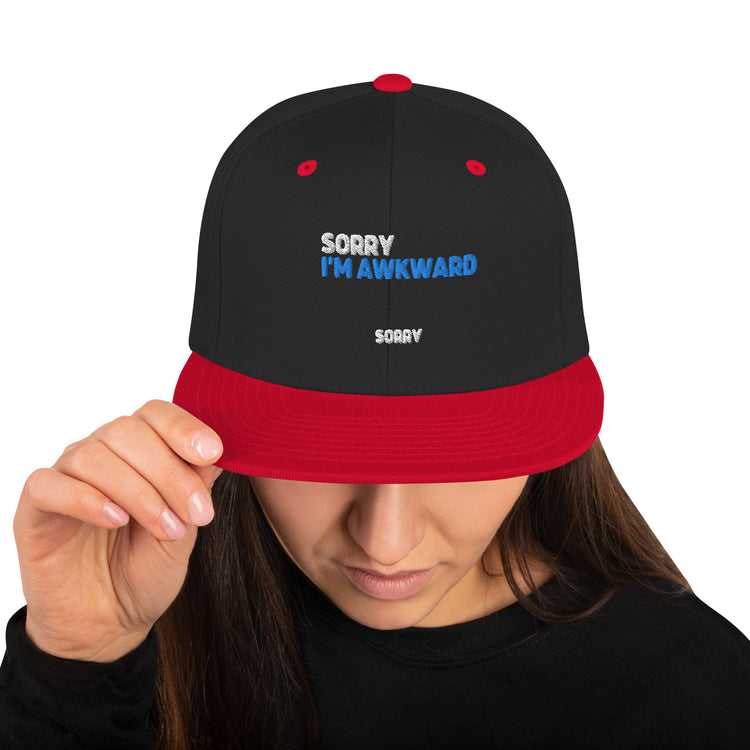 Snapback Hat Humorous Sarcasm Humor Awkward Sarcastic Laughter Pun Novelty Humors Chuckle Derision Playfulness Fun