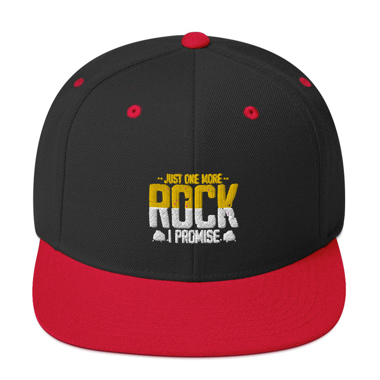 Snapback Hat Hilarious Mineral Collector Lands Scientists Novelty Hypsography Rocks Hobbyist Hunters Lover