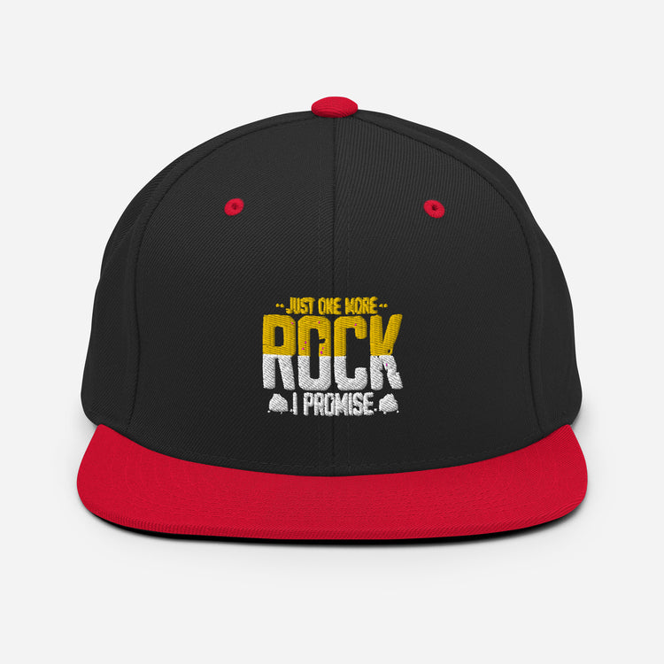 Snapback Hat Hilarious Mineral Collector Lands Scientists Novelty Hypsography Rocks Hobbyist Hunters Lover