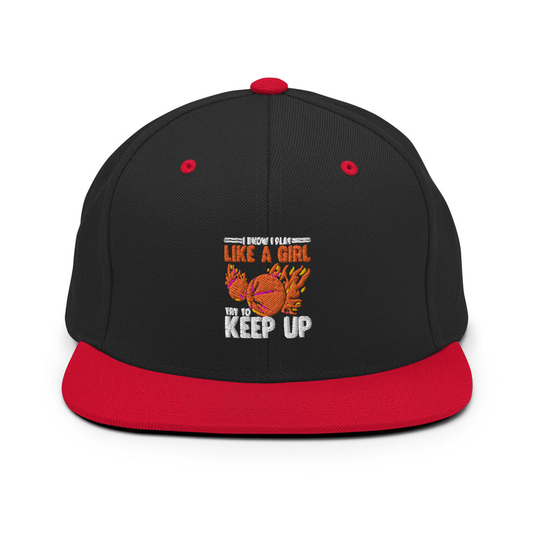 Snapback Hat Hilarious Group Multiplayer Sports Recreation Enthusiast Humorous Playing Player Athletictic Sportsmanship