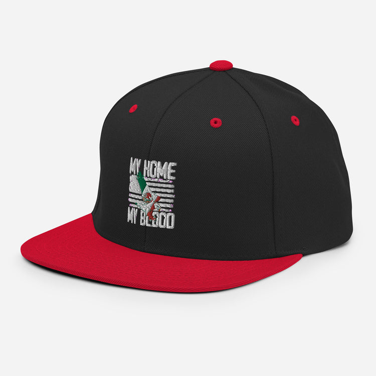 Snapback Hat Humorous Mexican Vacationers Saying Patriotic Flag Lover Novelty Mexico American Flag Patriotism Enthusiast