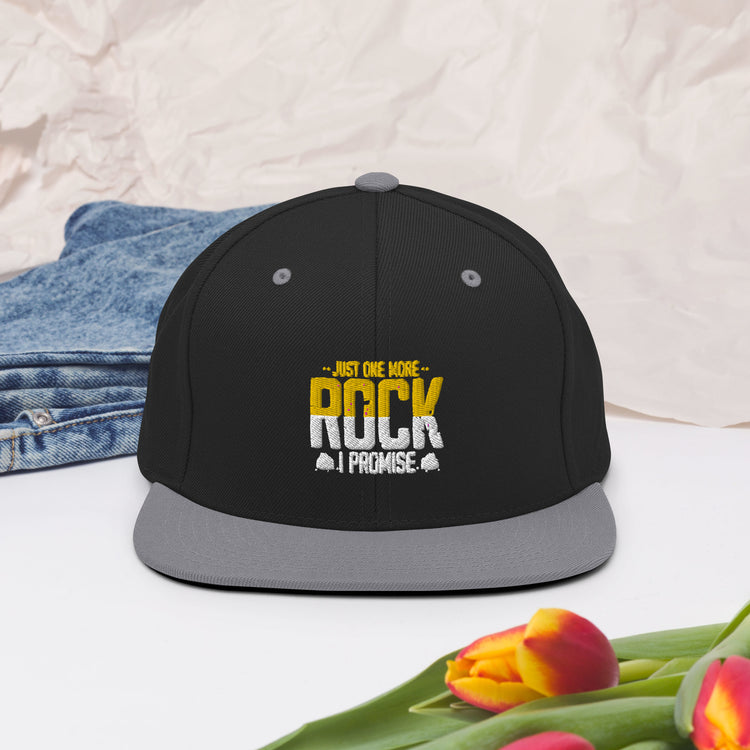 Snapback Hat Hilarious Mineral Collector Lands Scientists Novelty Hypsography Rocks Hobbyist Hunters Lover