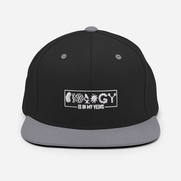 Snapback Hat Novelty Living Scientist Technician Technologist Biologist Hilarious Naturalist Ecologist Organisms Genetics