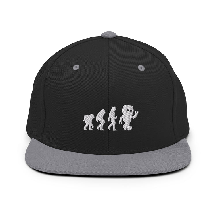 Snapback Hat Novelty Mechanical Transformation Robotlike Cyborg Lover Hilarious Artificial Intelligence Genetics Fan