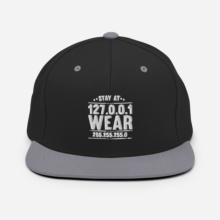 Snapback Hat Hilarious Software Geek Technologist Electrical Computers Novelty Tech Freak IT Code Softwares Enthusiast