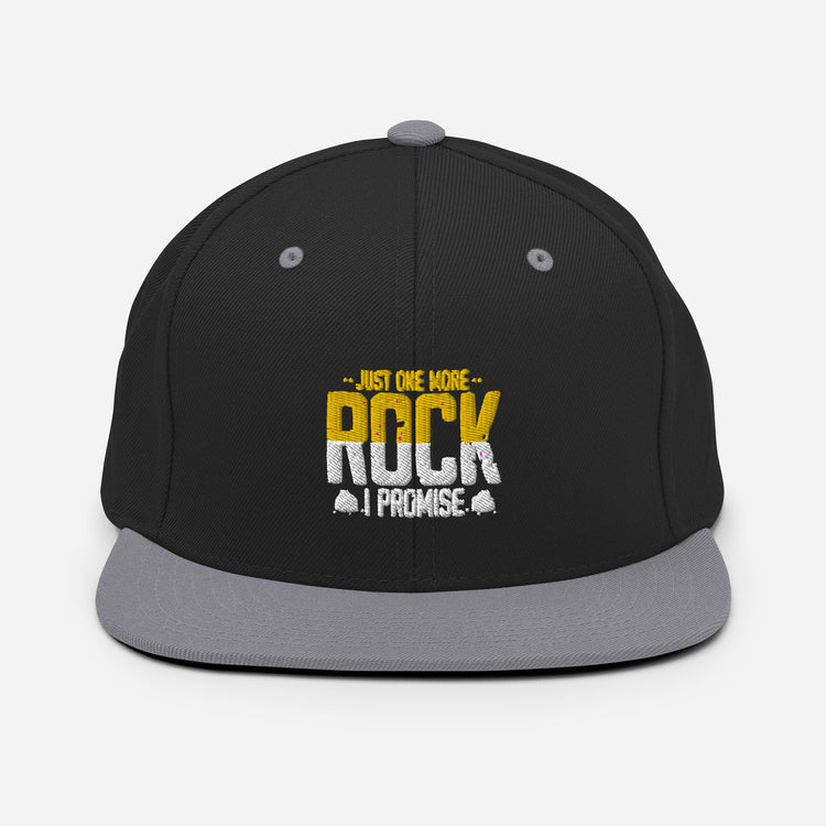 Snapback Hat Hilarious Mineral Collector Lands Scientists Novelty Hypsography Rocks Hobbyist Hunters Lover