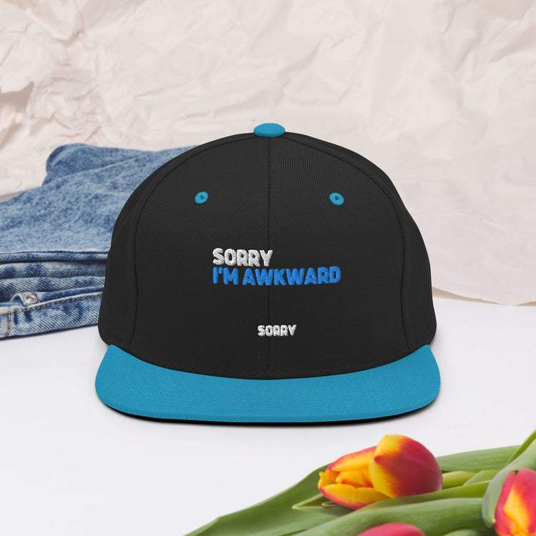 Snapback Hat Humorous Sarcasm Humor Awkward Sarcastic Laughter Pun Novelty Humors Chuckle Derision Playfulness Fun