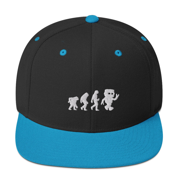 Snapback Hat Novelty Mechanical Transformation Robotlike Cyborg Lover Hilarious Artificial Intelligence Genetics Fan