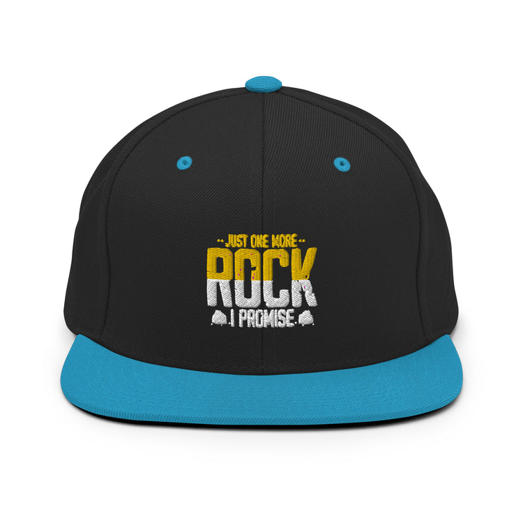 Snapback Hat Hilarious Mineral Collector Lands Scientists Novelty Hypsography Rocks Hobbyist Hunters Lover