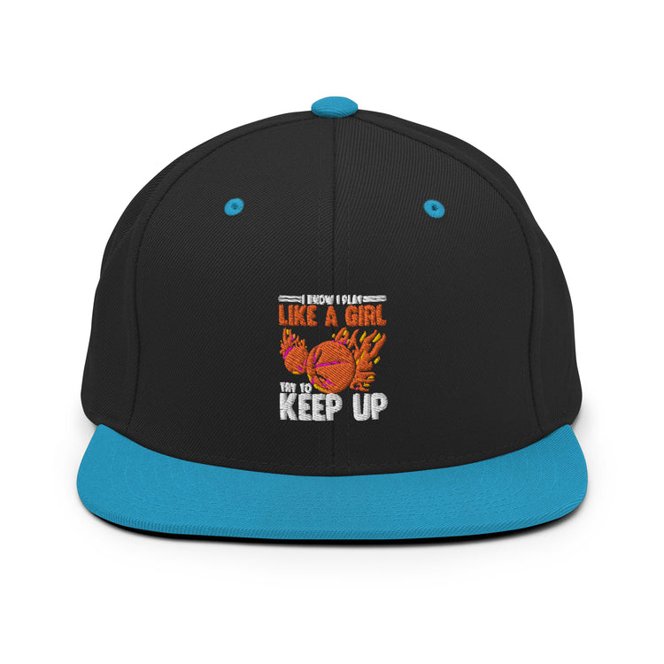 Snapback Hat Hilarious Group Multiplayer Sports Recreation Enthusiast Humorous Playing Player Athletictic Sportsmanship