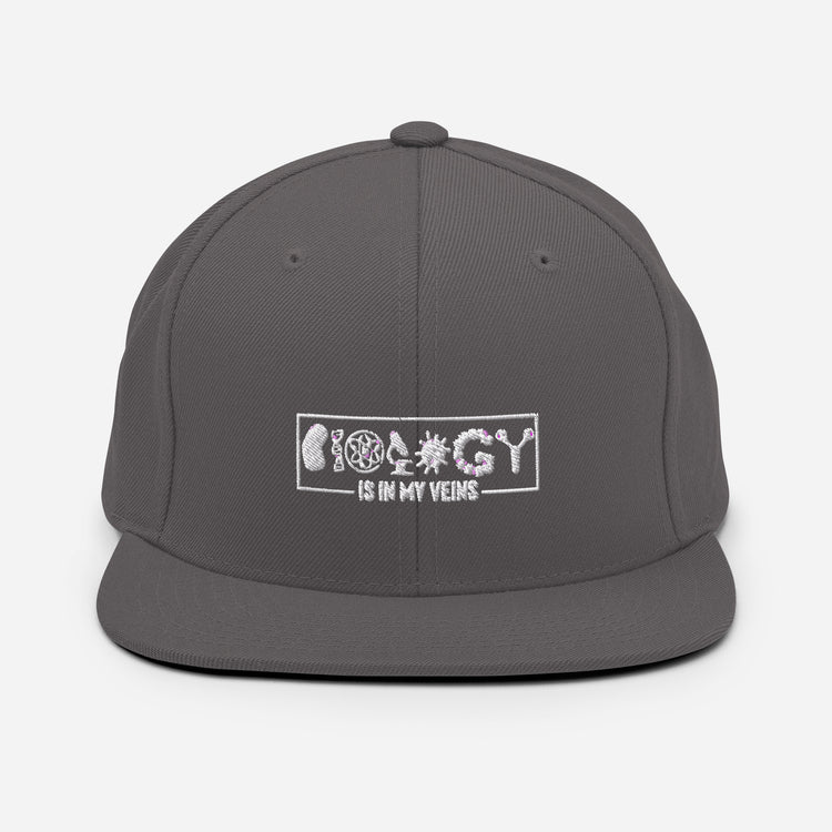 Snapback Hat Novelty Living Scientist Technician Technologist Biologist Hilarious Naturalist Ecologist Organisms Genetics