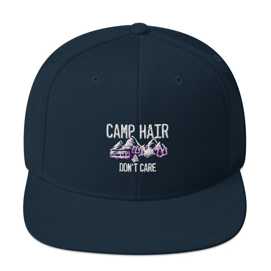 Snapback Hat  Humorous Boot Tent Encampment Site Adventure Enthusiast Novelty Forest Hiking Wandering Adventuring Lover