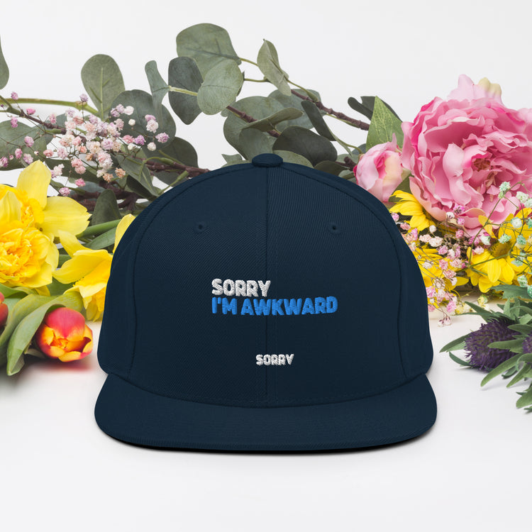 Snapback Hat Humorous Sarcasm Humor Awkward Sarcastic Laughter Pun Novelty Humors Chuckle Derision Playfulness Fun