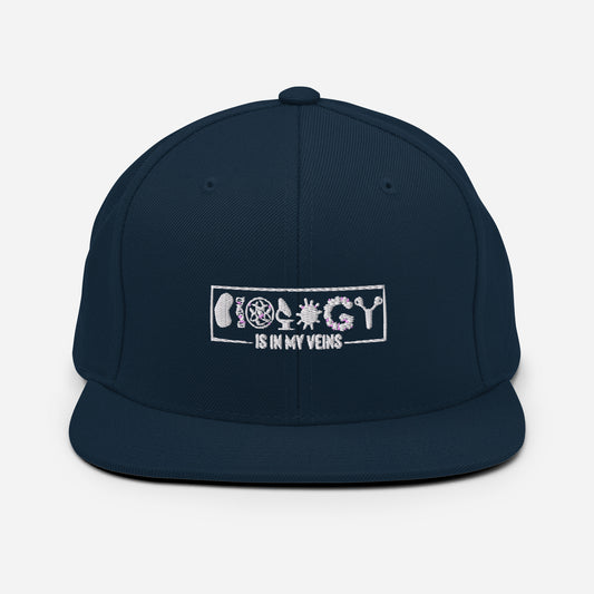 Snapback Hat Humorous Living Scientist Technician Technologist Biologist Naturalist Ecologist Organisms Genetic