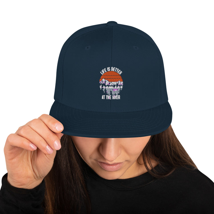 Snapback Hat Novelty Vacations Location Lover Travel Tourism Hilarious Hometown States Province Patriotic