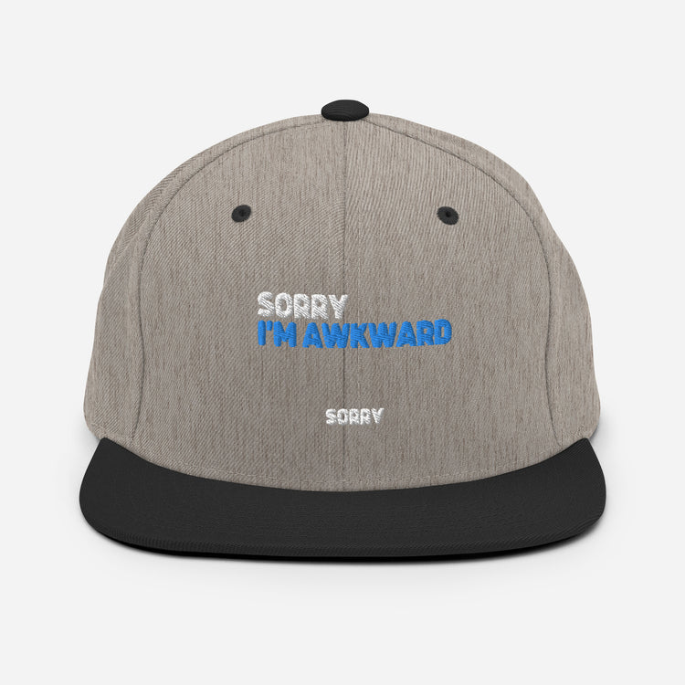 Snapback Hat Humorous Sarcasm Humor Awkward Sarcastic Laughter Pun Novelty Humors Chuckle Derision Playfulness Fun