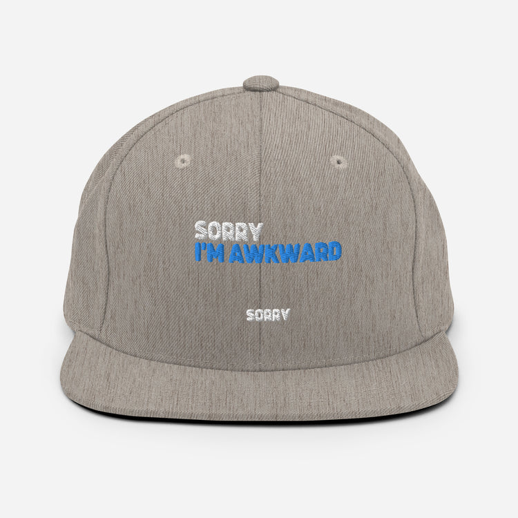 Snapback Hat Humorous Sarcasm Humor Awkward Sarcastic Laughter Pun Novelty Humors Chuckle Derision Playfulness Fun