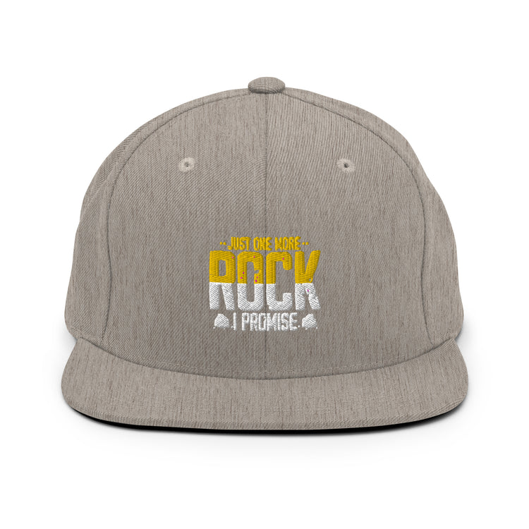 Snapback Hat Hilarious Mineral Collector Lands Scientists Novelty Hypsography Rocks Hobbyist Hunters Lover