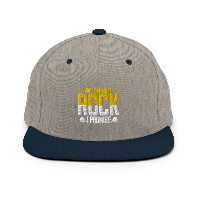 Snapback Hat Hilarious Mineral Collector Lands Scientists Novelty Hypsography Rocks Hobbyist Hunters Lover