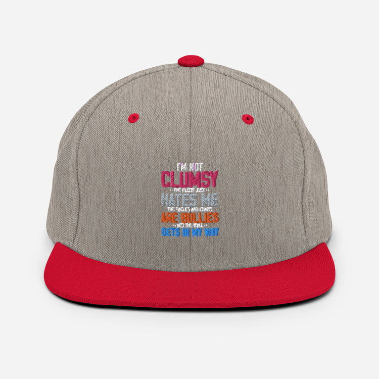 Snapback Hat Humorous Clumsy Awkward Sarcasm Laughter Sarcastic Ridicule Humors Chuckle Sloppy Unwieldy Derision