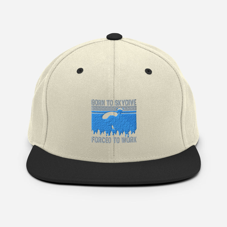 Snapback Hat  Humorous Skydiving Parachuting Adventure Travel Sports Pun Novelty Skydive Skydivers Adventurous