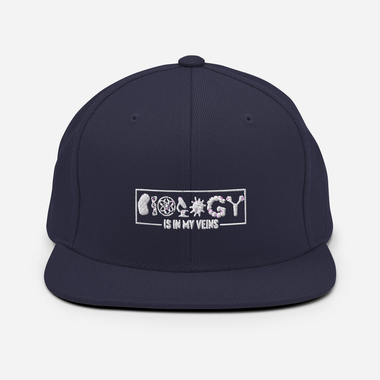 Snapback Hat Novelty Living Scientist Technician Technologist Biologist Hilarious Naturalist Ecologist Organisms Genetics