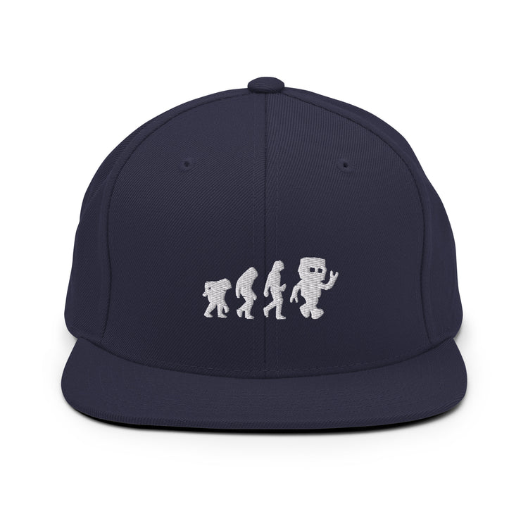 Snapback Hat Novelty Mechanical Transformation Robotlike Cyborg Lover Hilarious Artificial Intelligence Genetics Fan