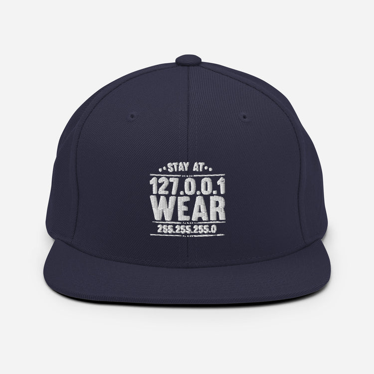 Snapback Hat Hilarious Software Geek Technologist Electrical Computers Novelty Tech Freak IT Code Softwares Enthusiast