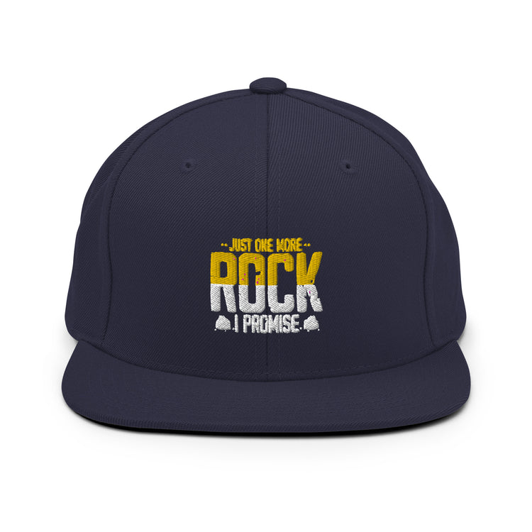 Snapback Hat Hilarious Mineral Collector Lands Scientists Novelty Hypsography Rocks Hobbyist Hunters Lover