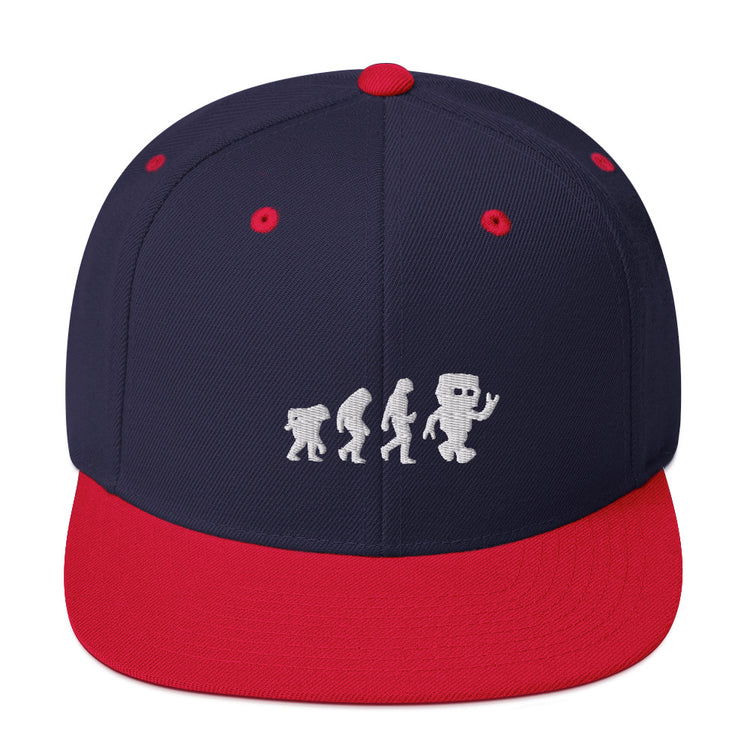 Snapback Hat Novelty Mechanical Transformation Robotlike Cyborg Lover Hilarious Artificial Intelligence Genetics Fan