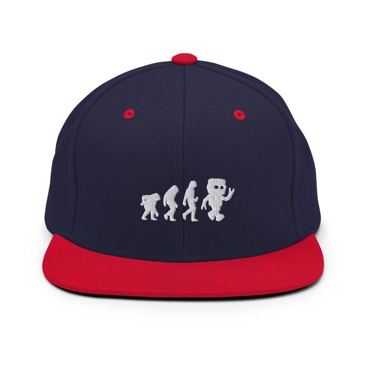 Snapback Hat Novelty Mechanical Transformation Robotlike Cyborg Lover Hilarious Artificial Intelligence Genetics Fan