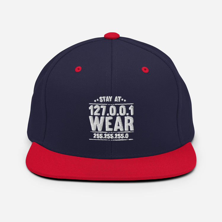 Snapback Hat Hilarious Software Geek Technologist Electrical Computers Novelty Tech Freak IT Code Softwares Enthusiast