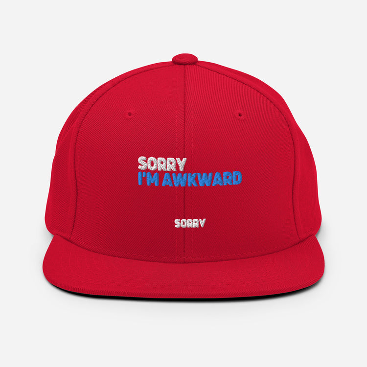 Snapback Hat Humorous Sarcasm Humor Awkward Sarcastic Laughter Pun Novelty Humors Chuckle Derision Playfulness Fun