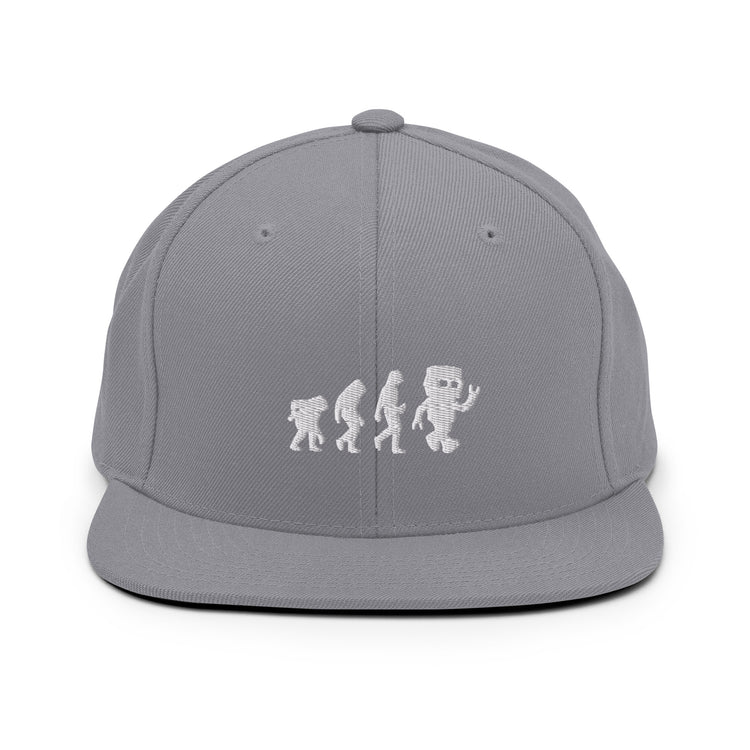 Snapback Hat Novelty Mechanical Transformation Robotlike Cyborg Lover Hilarious Artificial Intelligence Genetics Fan