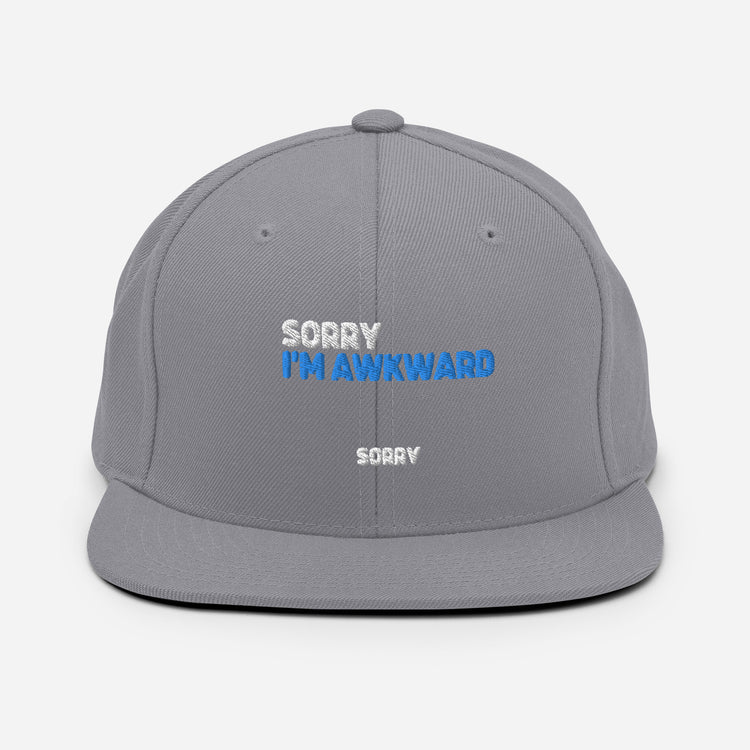 Snapback Hat Humorous Sarcasm Humor Awkward Sarcastic Laughter Pun Novelty Humors Chuckle Derision Playfulness Fun