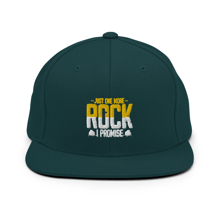 Snapback Hat Hilarious Mineral Collector Lands Scientists Novelty Hypsography Rocks Hobbyist Hunters Lover